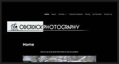 Desktop Screenshot of oberdickphotography.com